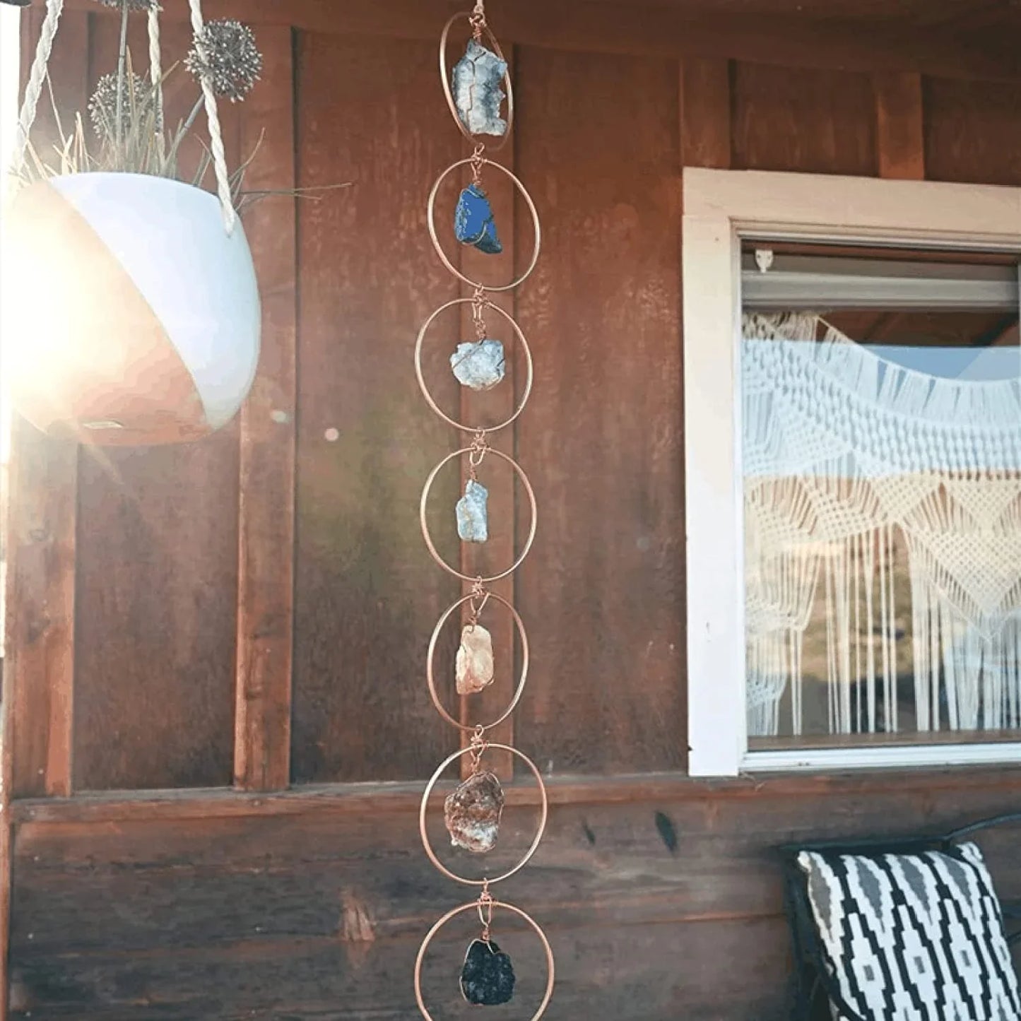 Vibrant chakra decor, positive energy