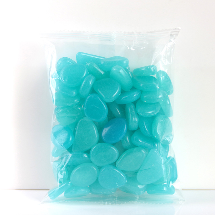 Phosphorescent Garden Pebbles, Colorful Glow Stones