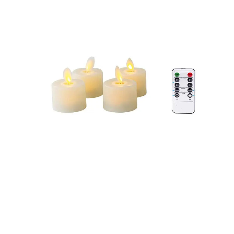 Ambient LED Candle Set, Flickering Flame Effect