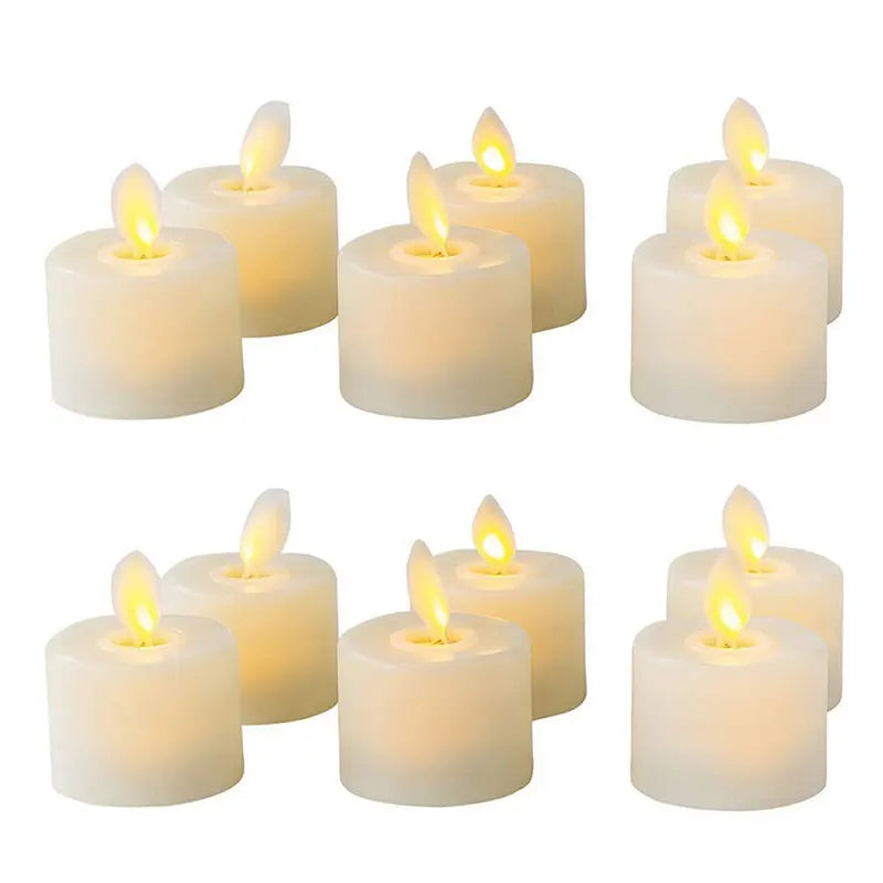 Ambient LED Candle Set, Flickering Flame Effect