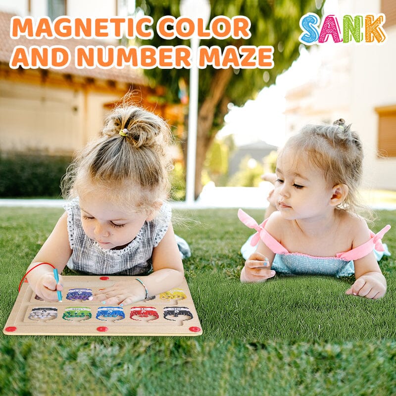 Interactive Magnetic Color and Number Activity, Educational Fun