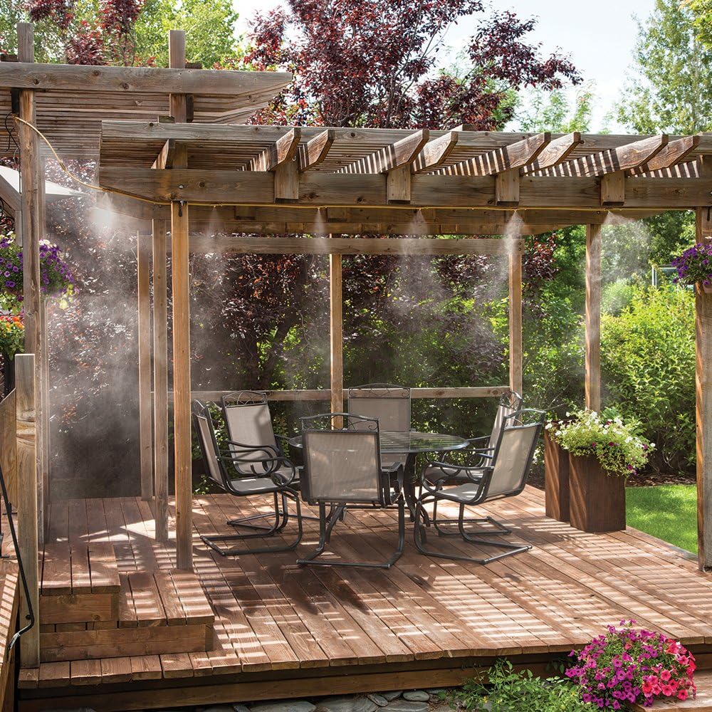 Versatile Sprinkler System, Efficient Watering Hose with Spray Nozzles for Garden Refreshment