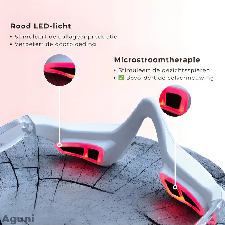 Red Light Therapy Glasses, Therapeutic EMS Design