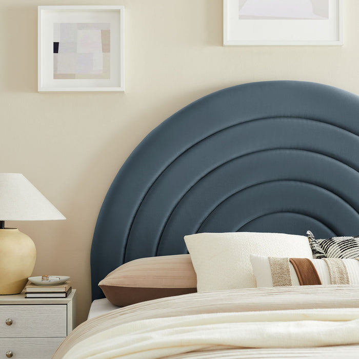 Solana Arched Performance Velvet Headboard