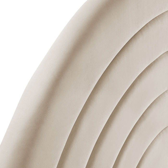 Solana Arched Performance Velvet Headboard