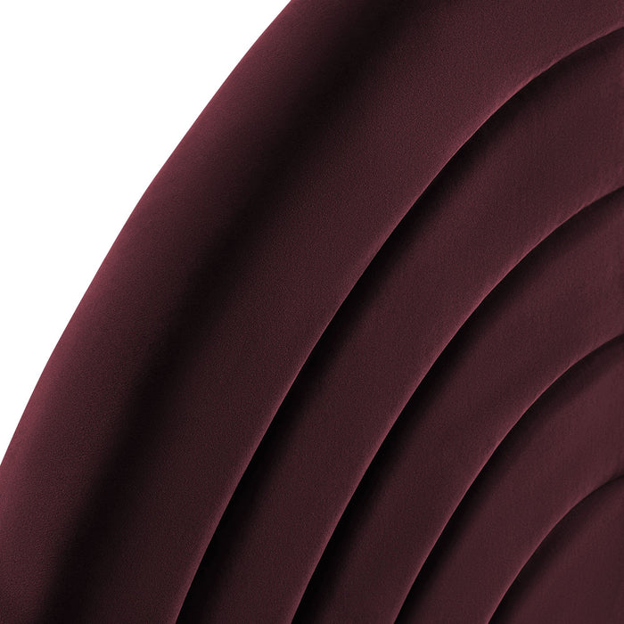 Solana Arched Performance Velvet Headboard