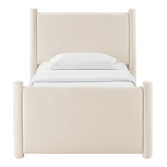 Rael Performance Velvet Platform Bed