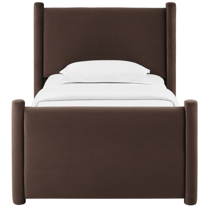 Rael Performance Velvet Platform Bed