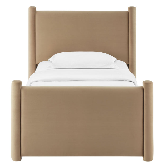 Rael Performance Velvet Platform Bed