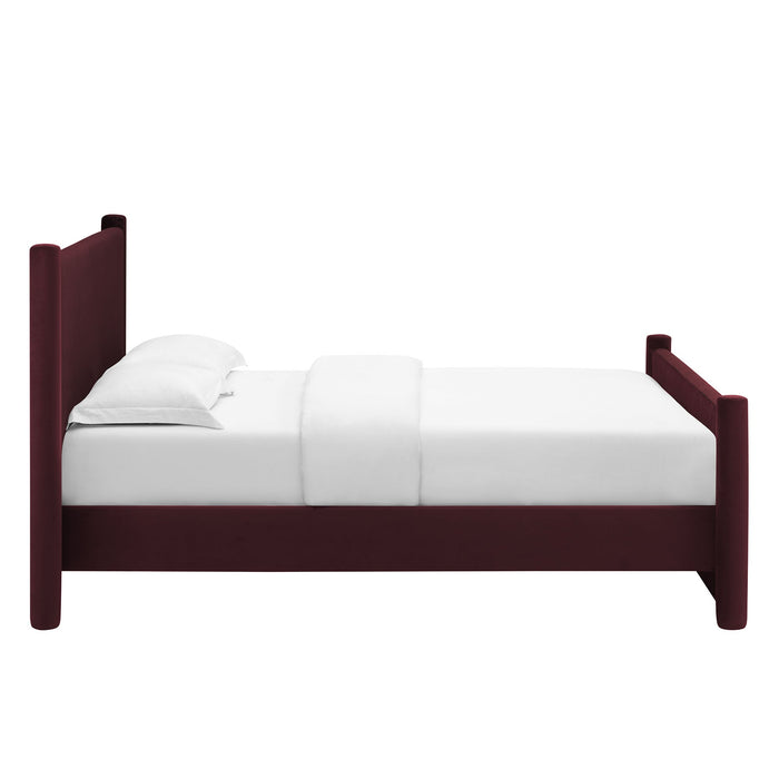 Rael Performance Velvet Platform Bed