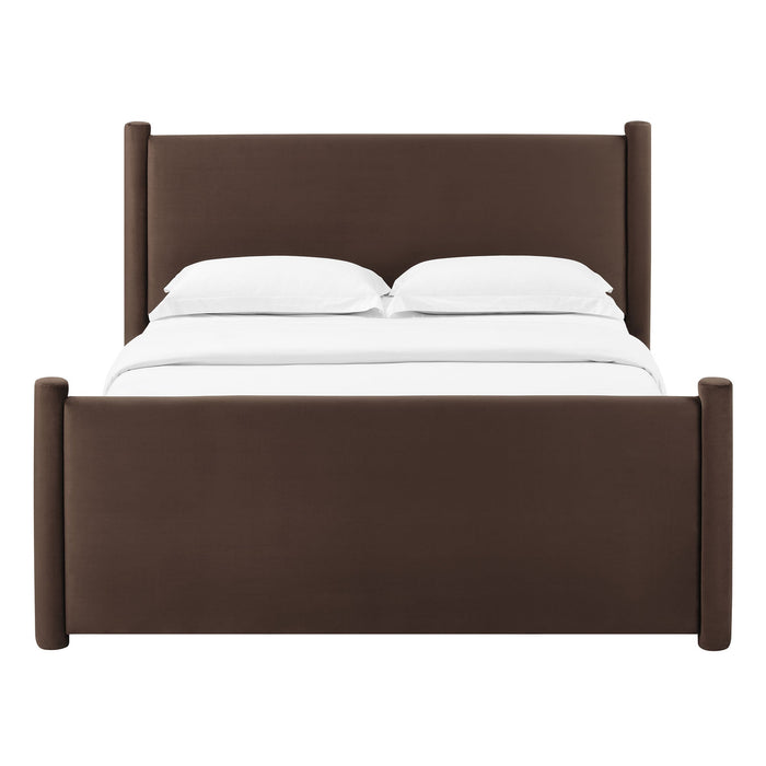 Rael Performance Velvet Platform Bed