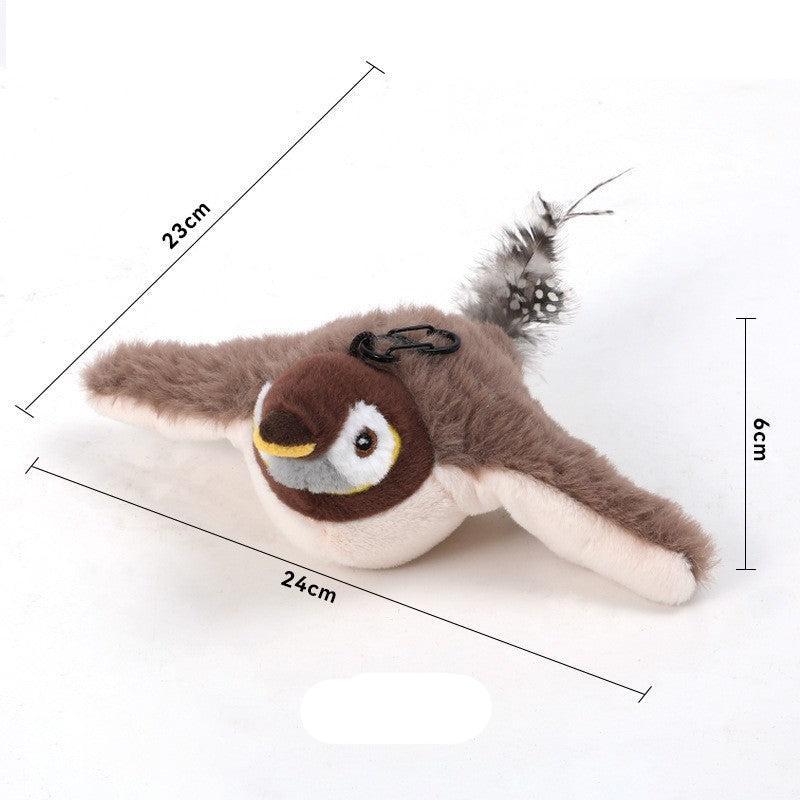 Fluttering Feather Cat Toy, Interactive Play