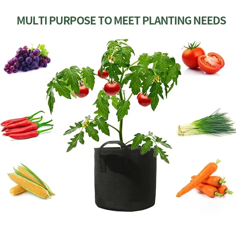Durable Plant Bag, Sturdy Garden Container with Handles