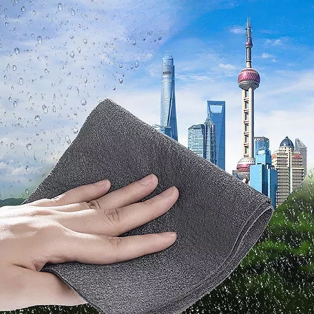 Reusable Microfiber Cleaning Cloth Streak-Free Thickened