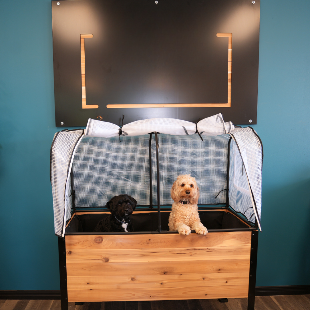 Greenhouse Cover for Planters 24" Tall Protective Frame Set