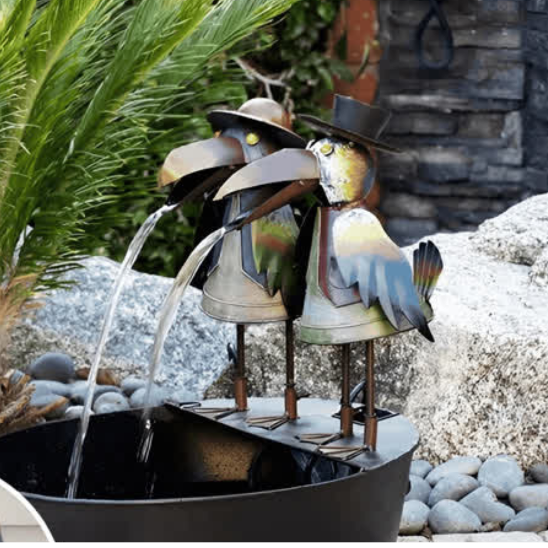 Fontaine à bouche d'animal Wilder Strom pour jardin