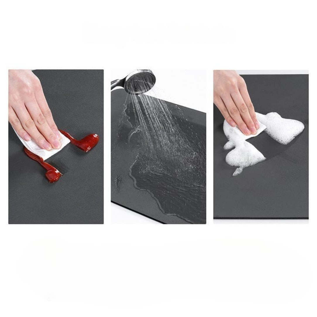 Kitchen Water Absorbing Draining Mat Non-Slip PVC Pad
