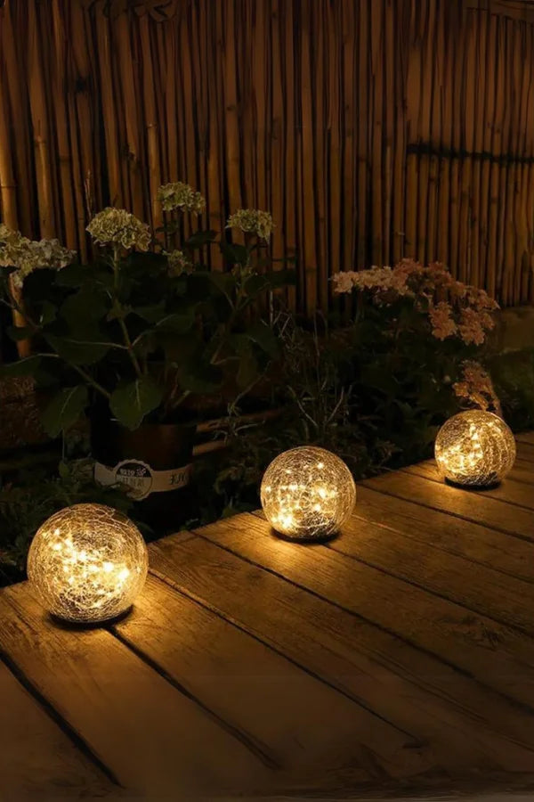 Solar Glass Cracked Light Ixie Orb Enchanting Glow