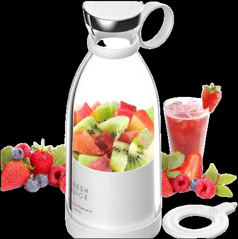 Portable Smoothie Blender, Compact Design with Fruit Storage and Drinking Lid