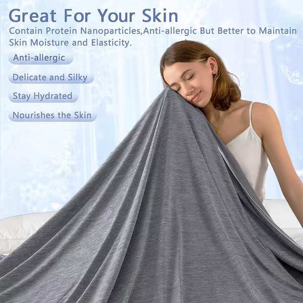 Cooling Blanket Dual-Sided Lightweight Throw