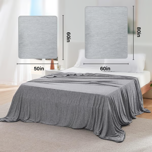 Cooling Blanket Dual-Sided Lightweight Throw