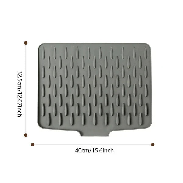 Heat-Resistant Drip Mat, Angled and Non-Slip