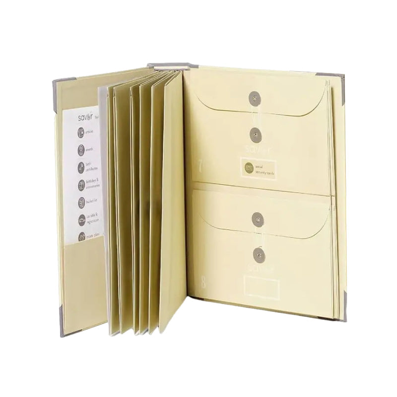Document Binder With Organiser Envelopes “In Case I Go Missing” Design