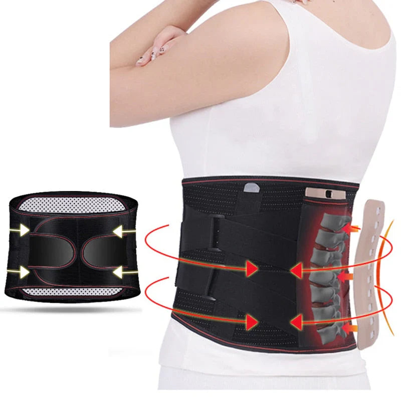 Supportive lumbar cushion, adjustable design