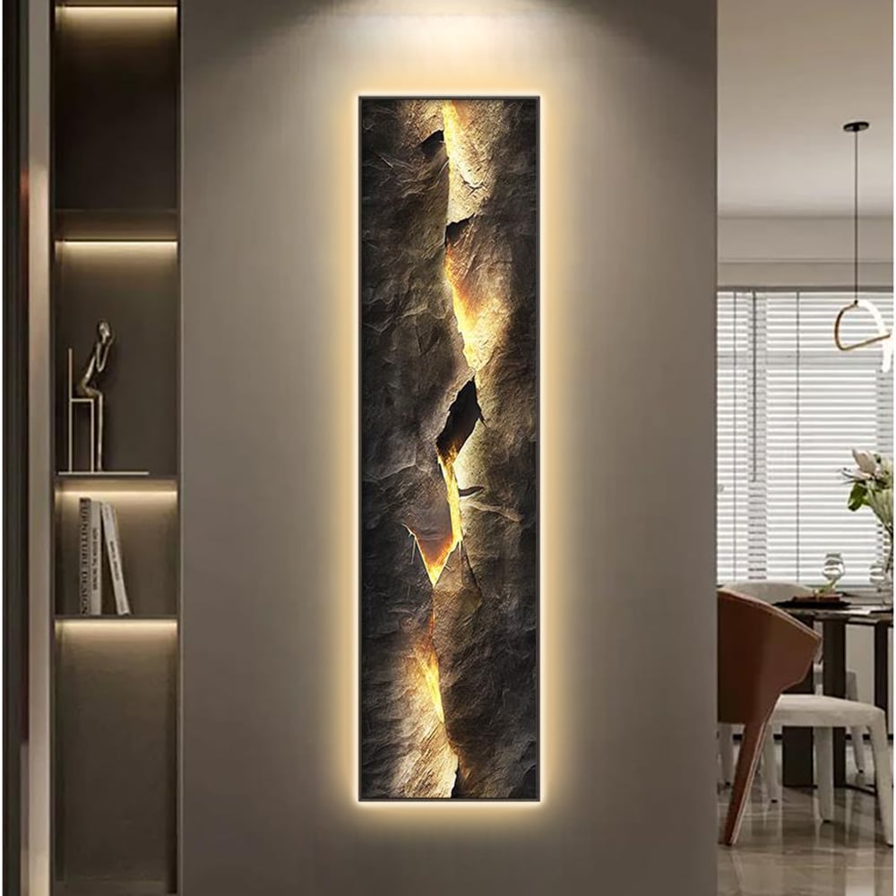Modern Abstract LED Wall Art USB Backlit Home Decor