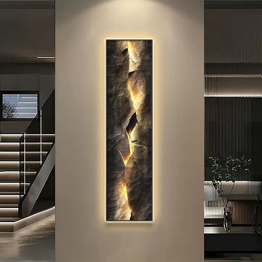 Modern Abstract LED Wall Art USB Backlit Home Decor
