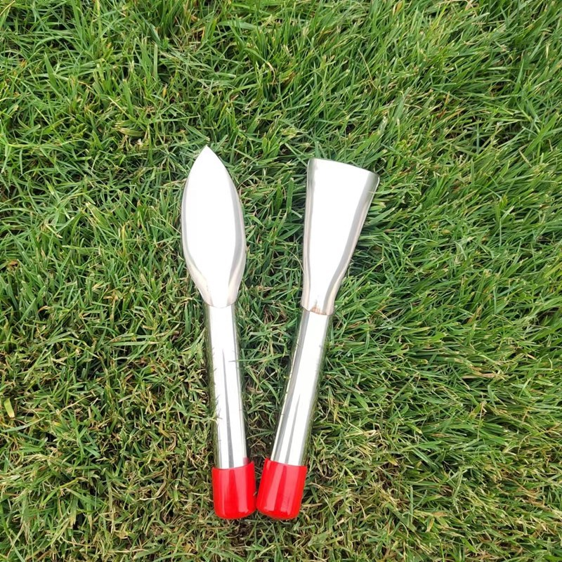 Sturdy Stainless Steel Weeder, Ergonomic Wooden Handles