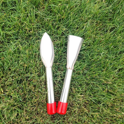 Sturdy Stainless Steel Weeder, Ergonomic Wooden Handles