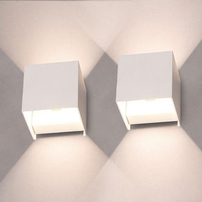 LED Wall Lights Wireless Cube Design
