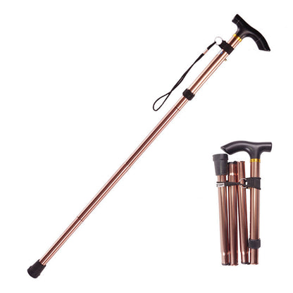 Compact Folding Walking Stick, User-Friendly