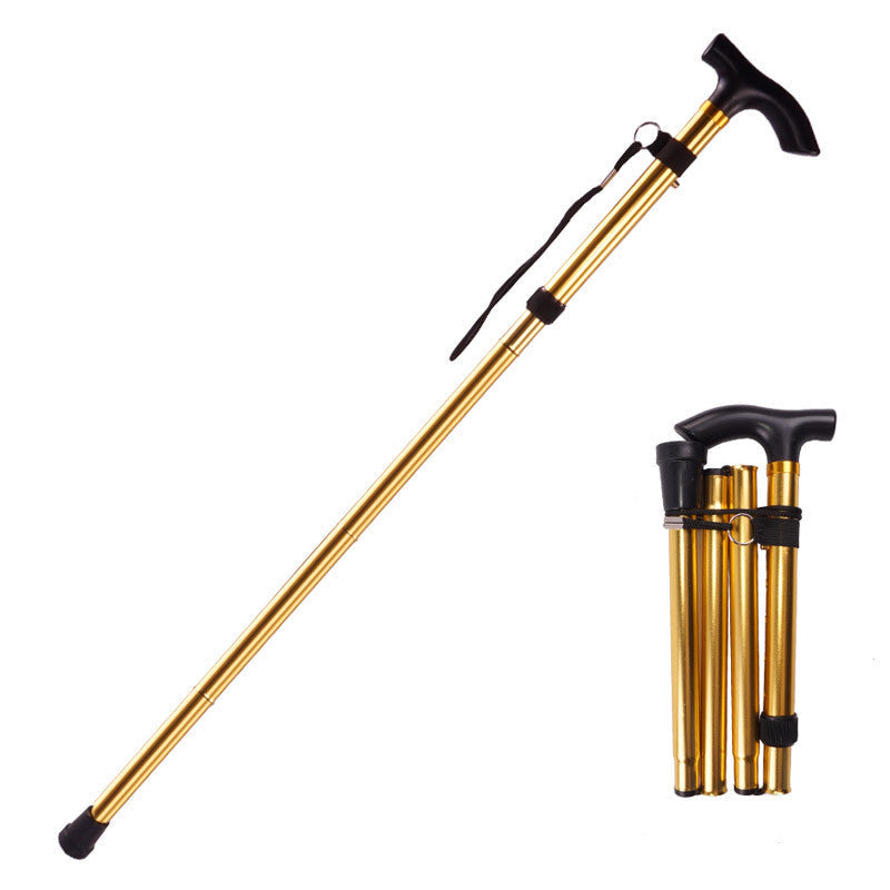 Compact Folding Walking Stick, User-Friendly
