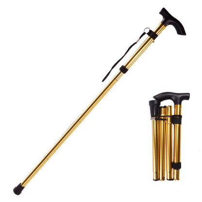 Compact Folding Walking Stick, User-Friendly