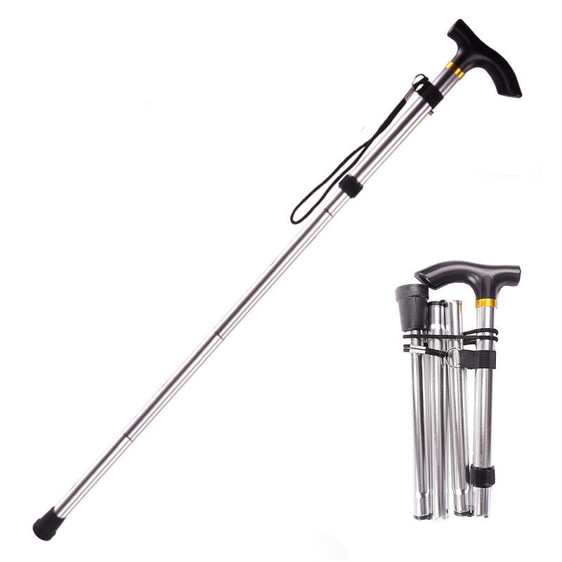 Compact Folding Walking Stick, User-Friendly
