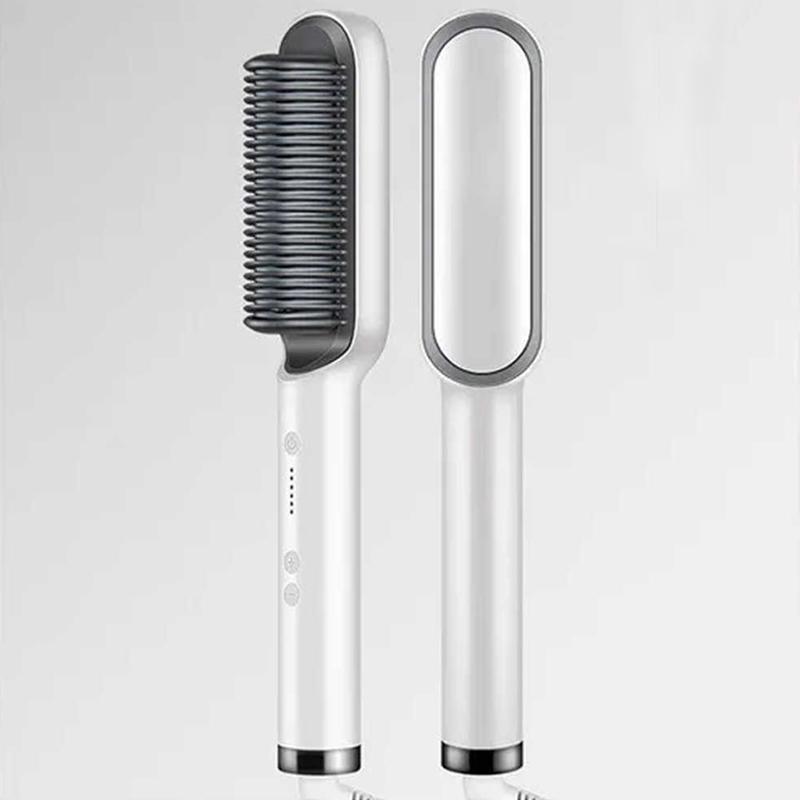 Hair Straightener Brush Frizz Control & Silky Smooth Finish
