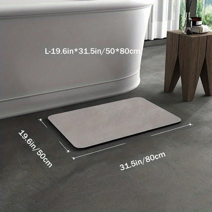 Non-Slip Bath Mat, Diatomite Design