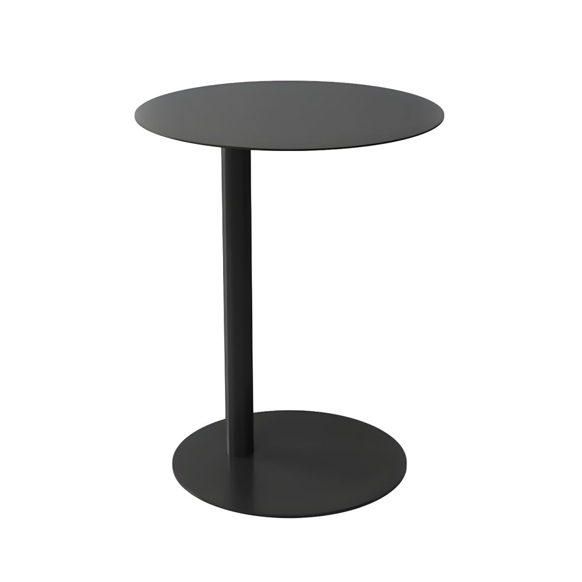 Nordic Round Metal C Table  Colorful Scandinavian Side Table