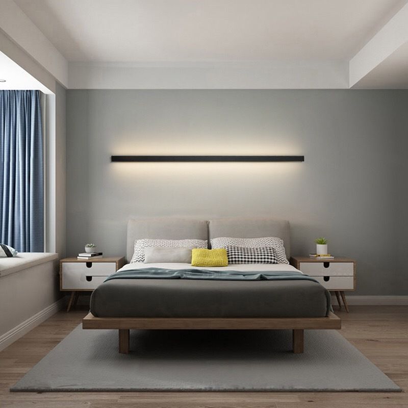 MINIMALIST LINEAR LED WALL LIGHT | ATMOSPHERIC ILLUMINATION