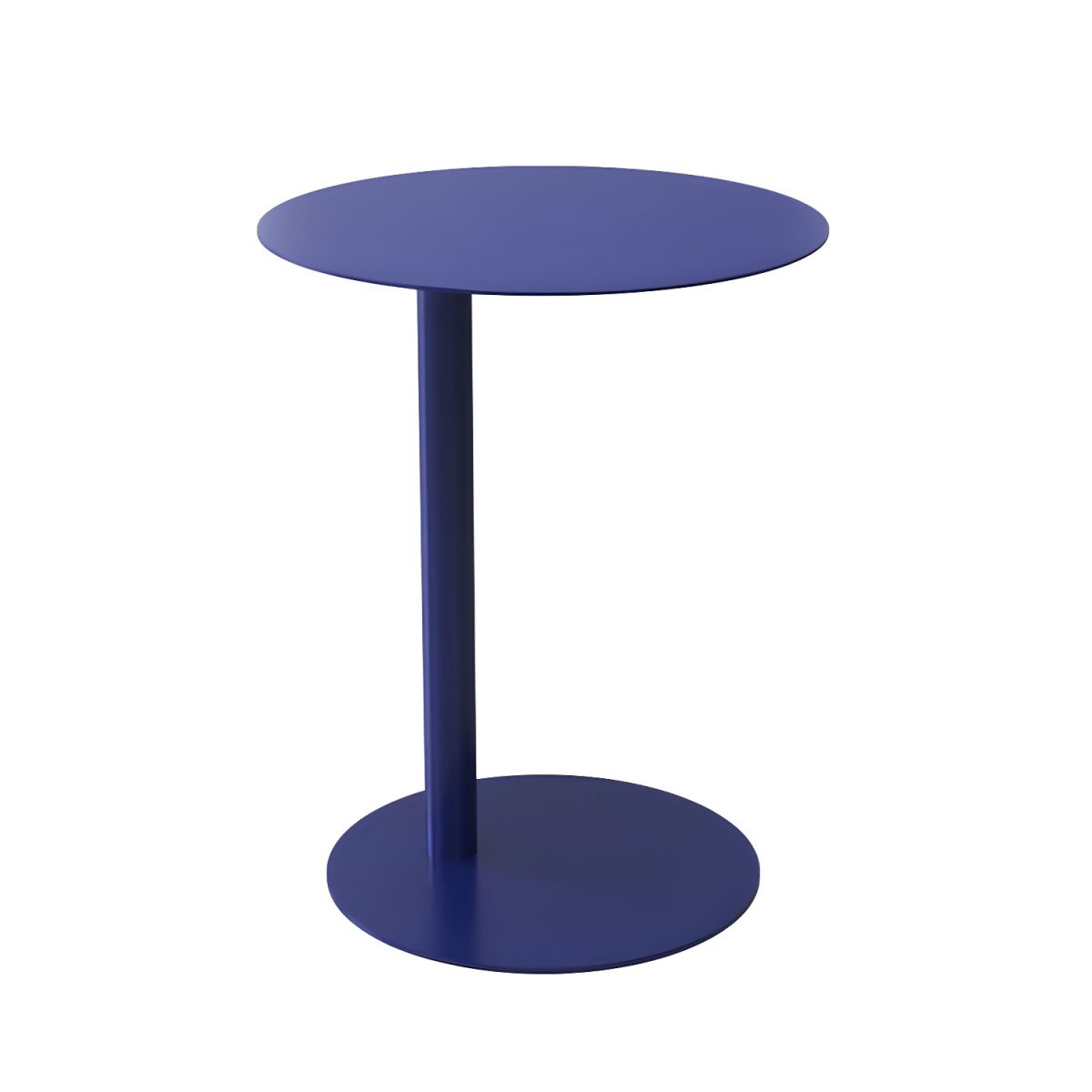 Nordic Round Metal C Table  Colorful Scandinavian Side Table