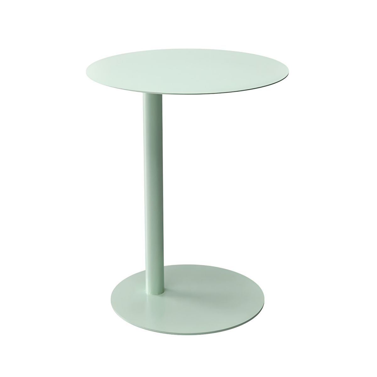 Nordic Round Metal C Table  Colorful Scandinavian Side Table