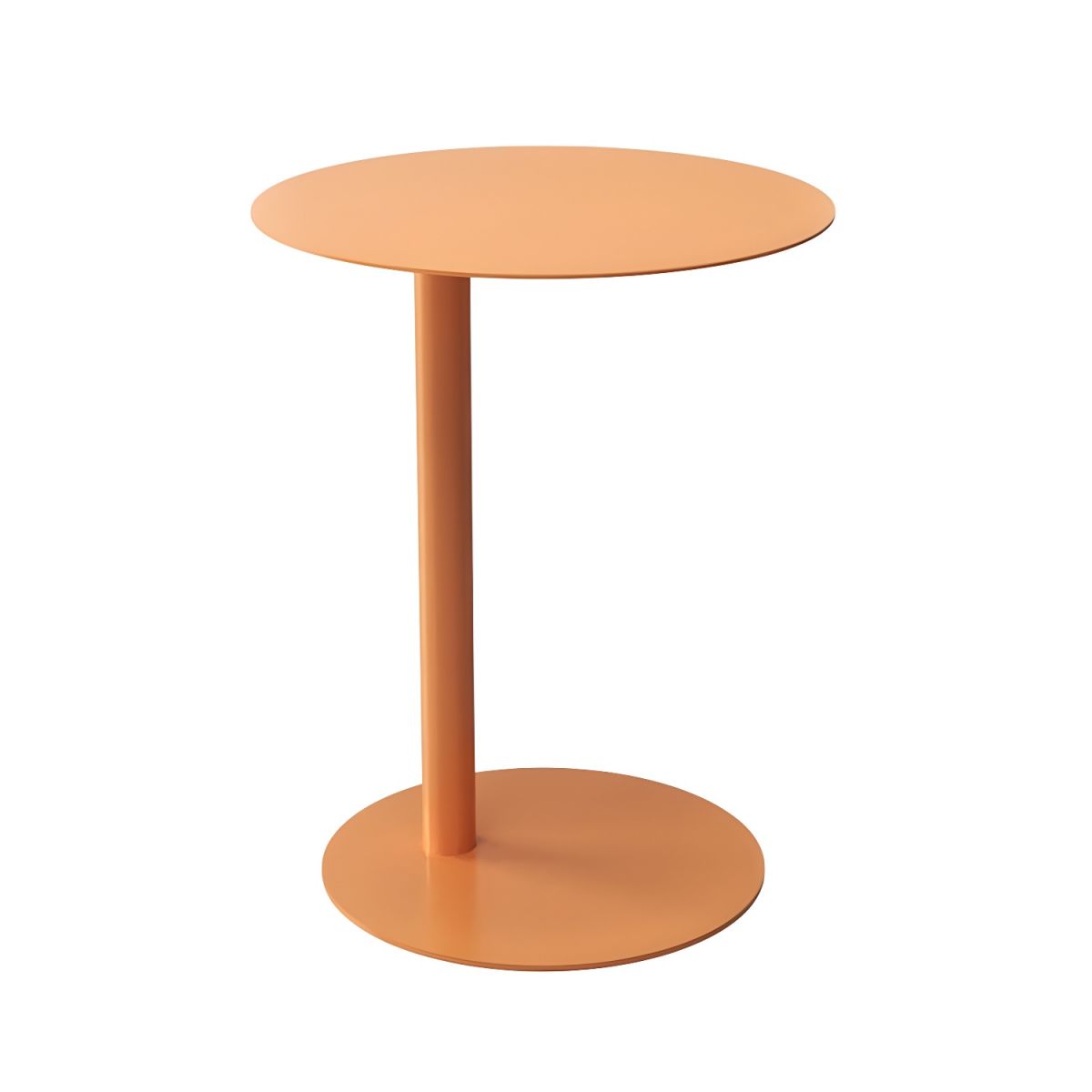 Nordic Round Metal C Table  Colorful Scandinavian Side Table
