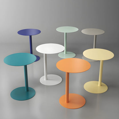 Nordic Round Metal C Table  Colorful Scandinavian Side Table