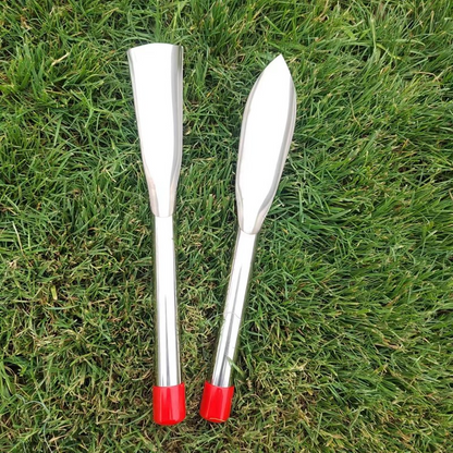 Sturdy Stainless Steel Weeder, Ergonomic Wooden Handles