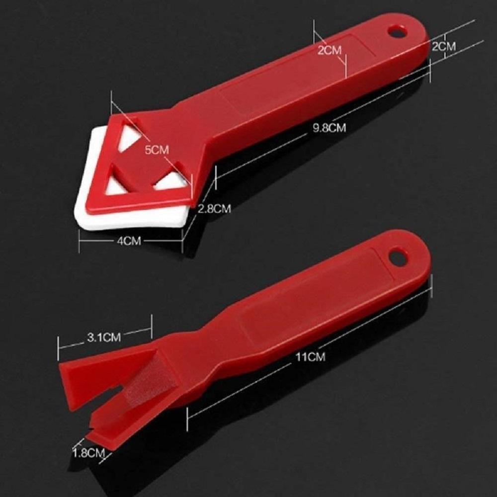 3-in-1 Silicone Caulking Tool Set Domom Remover and Smoother