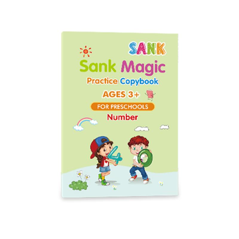 Reusable Handwriting Practice Copybook Magic Pen Set