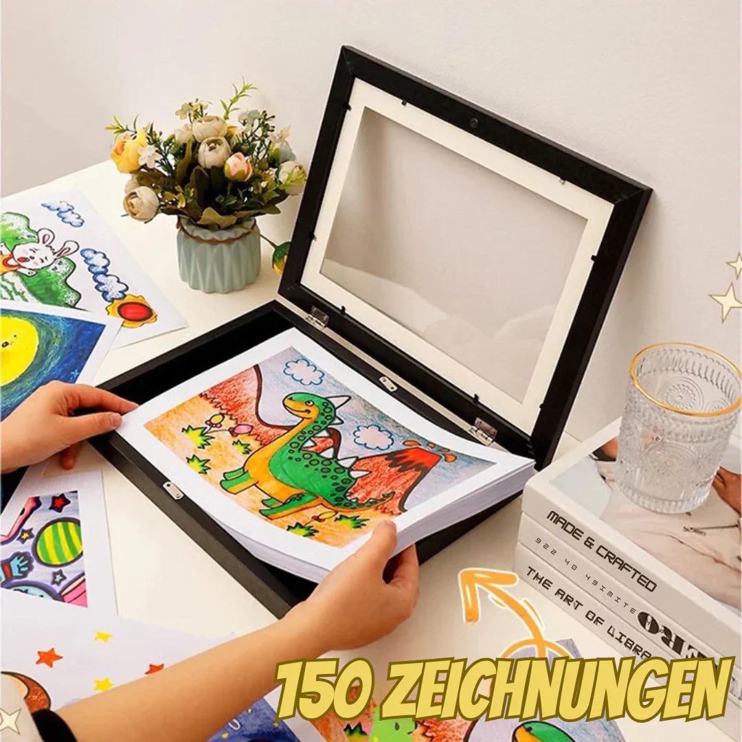 Art Display Frame, Holds Up to 150 Creations