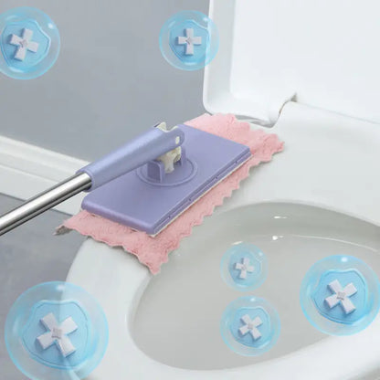 Compact Spin Mop 360° Swivel & Washable Head